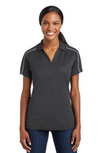 Load image into Gallery viewer, Sport-Tek ® Women's Micropique Sport-Wick ® Piped Polo. LST653