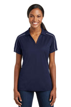 Load image into Gallery viewer, Sport-Tek ® Women's Micropique Sport-Wick ® Piped Polo. LST653