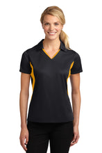 Cargar imagen en el visor de la galería, Sport-Tek ® Women's Side Blocked Micropique Sport-Wick ® Polo. LST655