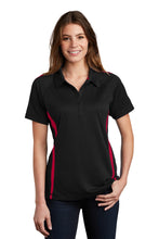 Load image into Gallery viewer, Sport-Tek ® Women's PosiCharge ® Micro-Mesh Colorblock Polo. LST685