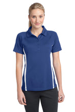 Load image into Gallery viewer, Sport-Tek ® Women's PosiCharge ® Micro-Mesh Colorblock Polo. LST685