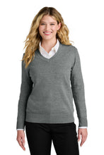 Load image into Gallery viewer, Port Authority ® Women's Easy Care V-Neck Sweater LSW2850
