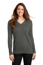 Load image into Gallery viewer, Port Authority ® Women's V-Neck Sweater. LSW285