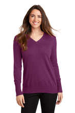 Load image into Gallery viewer, Port Authority ® Women's V-Neck Sweater. LSW285