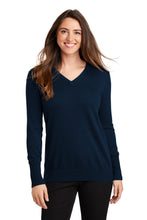 Load image into Gallery viewer, Port Authority ® Women's V-Neck Sweater. LSW285