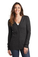 Load image into Gallery viewer, Port Authority ® Women's Marled Cardigan Sweater. LSW415