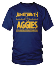 Cargar imagen en el visor de la galería, Camiseta Juneteenth de la Universidad Estatal Agrícola y Técnica de Carolina del Norte