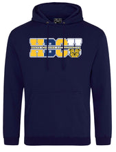 Cargar imagen en el visor de la galería, Sudaderas con capucha HBCU de la Universidad Estatal A&T de Carolina del Norte (azul marino)