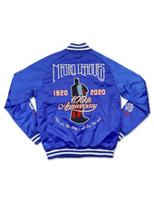 Load image into Gallery viewer, NLBM CENTENNIAL SATIN BASEBALL JACKET
