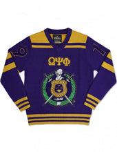 Load image into Gallery viewer, OMEGA PSI PHI V-NECK SWEATER