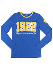 Load image into Gallery viewer, Sigma Gamma RHO LONG SLEEVE TEE_ROYAL_BLUE