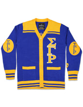 Cargar imagen en el visor de la galería, Sigma Gamma RHO WOOL SWEATER CARDIGAN
