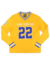 Cargar imagen en el visor de la galería, Sigma Gamma RHOLONG SLEEVE JERSEY_GOLD
