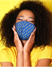 Load image into Gallery viewer, Sigma Gamma RHO PRINTED FACE MASK w/ FILTER POCKET