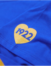 Load image into Gallery viewer, Sigma Gamma RHO V-NECK TEE_BLUE