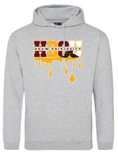 Load image into Gallery viewer, Shaw University HBCU Drip Hoodie (Grey)