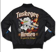 Load image into Gallery viewer, TUSKEGEE AIRMEN BOMBER JACKET