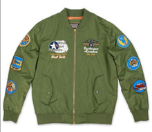 Load image into Gallery viewer, TUSKEGEE AIRMEN BOMBER JACKET