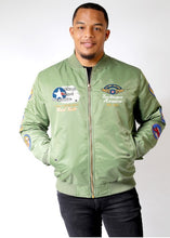Load image into Gallery viewer, TUSKEGEE AIRMEN BOMBER JACKET