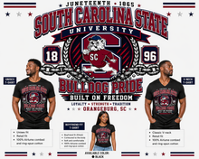 Cargar imagen en el visor de la galería, South Carolina State University Juneteenth 26 T-shirt