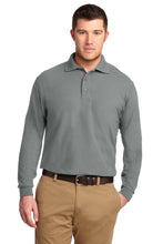 Load image into Gallery viewer, Port Authority ® Tall Silk Touch™ Long Sleeve Polo. TLK500LS