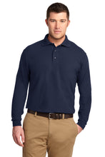 Load image into Gallery viewer, Port Authority ® Tall Silk Touch™ Long Sleeve Polo. TLK500LS