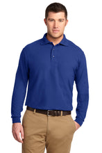Load image into Gallery viewer, Port Authority ® Tall Silk Touch™ Long Sleeve Polo. TLK500LS