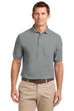 Load image into Gallery viewer, Port Authority ® Tall Silk Touch™ Polo with Pocket. TLK500P