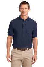Load image into Gallery viewer, Port Authority ® Tall Silk Touch™ Polo with Pocket. TLK500P
