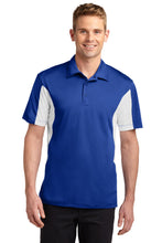 Load image into Gallery viewer, Sport-Tek ® Tall Side Blocked Micropique Sport-Wick ® Polo. TST655