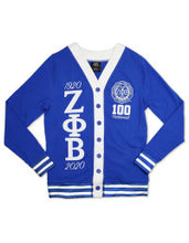 Cargar imagen en el visor de la galería, ZETA PHI BETA CENTENNIAL CARDIGAN