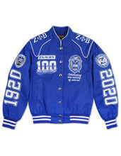 Load image into Gallery viewer, ZETA PHI BETA CENTENNIAL RACING JACKET