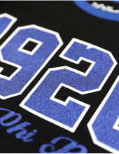 Load image into Gallery viewer, Zeta Phi Beta LONG SLEEVE TEE_BLACK