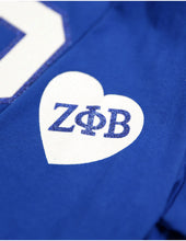 Load image into Gallery viewer, ZETA PHI BETA LONG SLEEVE TEE_ROYAL BLUE