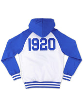 Load image into Gallery viewer, ZETA PHI BETA TWO-TONE PULLOVER HOODIE