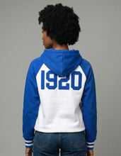 Load image into Gallery viewer, ZETA PHI BETA TWO-TONE PULLOVER HOODIE
