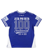 Load image into Gallery viewer, ZETA PHI BETA CENTENNIAL FOOTBALL JERSEY