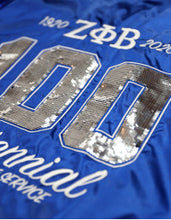 Load image into Gallery viewer, ZETA PHI BETA CENTEINNIAL SEQUIN JACKET