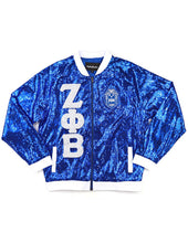 Cargar imagen en el visor de la galería, Zeta Phi Beta SEQUIN JACKET_ROYAL BLUE
