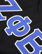 Load image into Gallery viewer, ZETA PHI BETA V-NECK TEE_BLACK