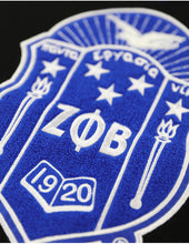 Cargar imagen en el visor de la galería, Zeta Phi Beta WOOL V-NECK SWEATER_BLACK