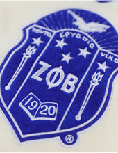 Load image into Gallery viewer, Zeta Phi Beta WOOL V-NECK SWEATER_IVORY
