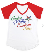 Cargar imagen en el visor de la galería, CAMISETA OES CON CUELLO EN V_NEGRO