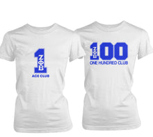 Load image into Gallery viewer, Zeta Phi Beta Line Number T-Shirts Unisex 1-100