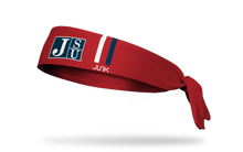 Load image into Gallery viewer, JACKSON STATE UNIVERSITY: RED JSU VARSITY STRIPE HEADBAND
