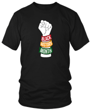 Cargar imagen en el visor de la galería, CAMISETAS DE MANO DEL MES DE LA HISTORIA NEGRA