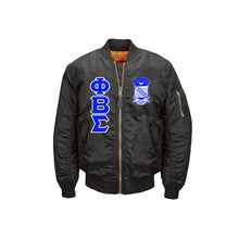 Load image into Gallery viewer, Phi Beta Sigma Customizable Flight jacket