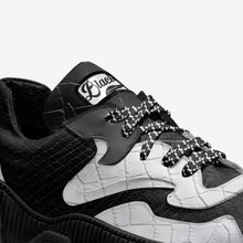 Load image into Gallery viewer, Black and White Chunky Low Top C13