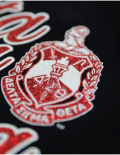 Load image into Gallery viewer, Delta Sigma Theta Long Sleeve Shield T-Shirt