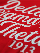 Load image into Gallery viewer, Delta Sigma Theta Long Sleeve Shield T-Shirt